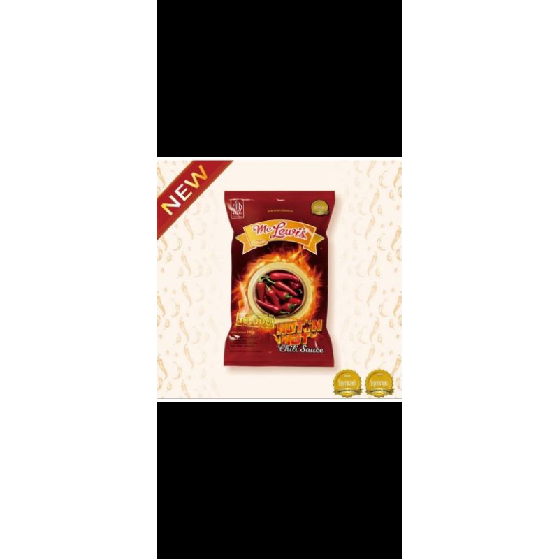 

Promo!!! Mc Lewiis Hot and Hot Chili / Saus Cabai Xtra hot / Saus Cabai 1 kg