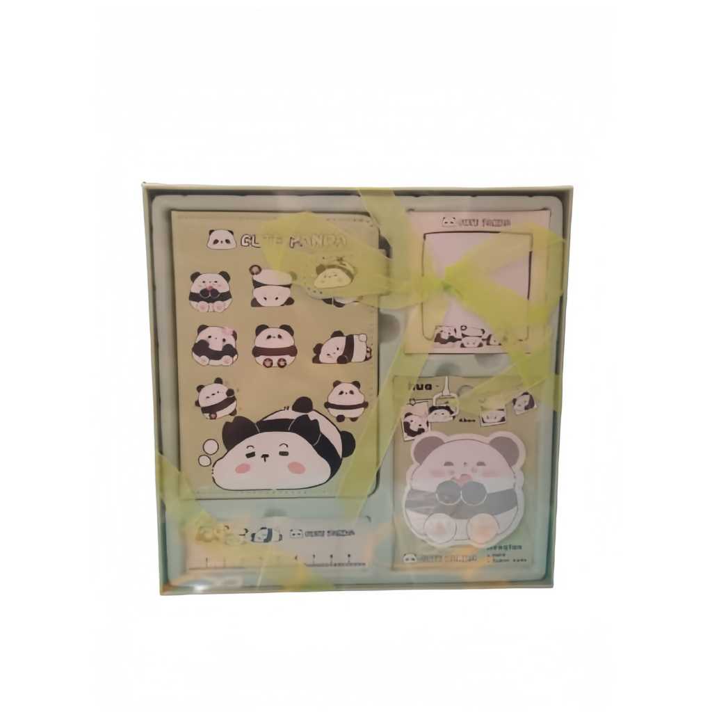 

GRAMEDIA BSD CITY - KAKO CUTE PANDA STATIONERY SET BOX GREEN