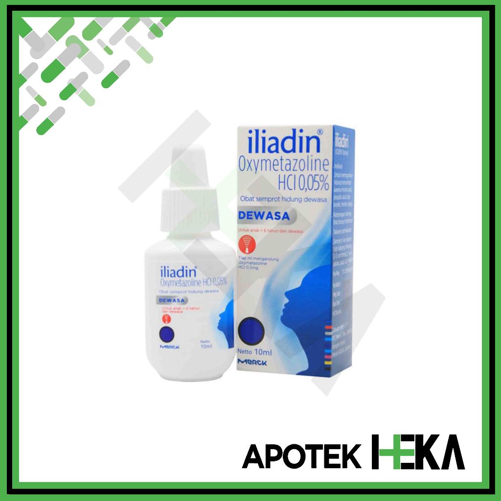 Iliadin Spray 0.05% Dewasa - Semprot Hidung Tersumbat [Depok]