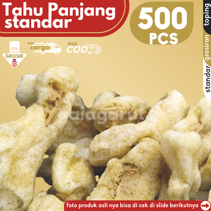 

GROSIRAN - 500pcs Cuanki Stick Tahu Panjang KERITING STANDAR 5x100pcs by GaiaGarut