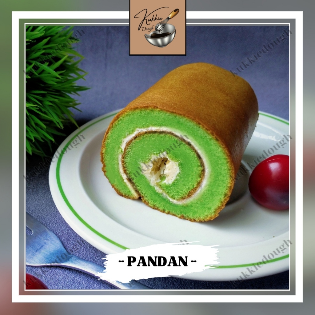 

Swiss Roll Bolu Gulung Pandan kukkiedough