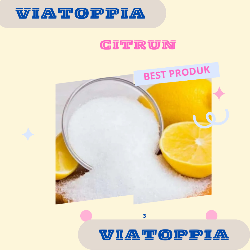 

CITRUN /CITRIC MONOHYDRATE// SITRAT - 500-1 KG