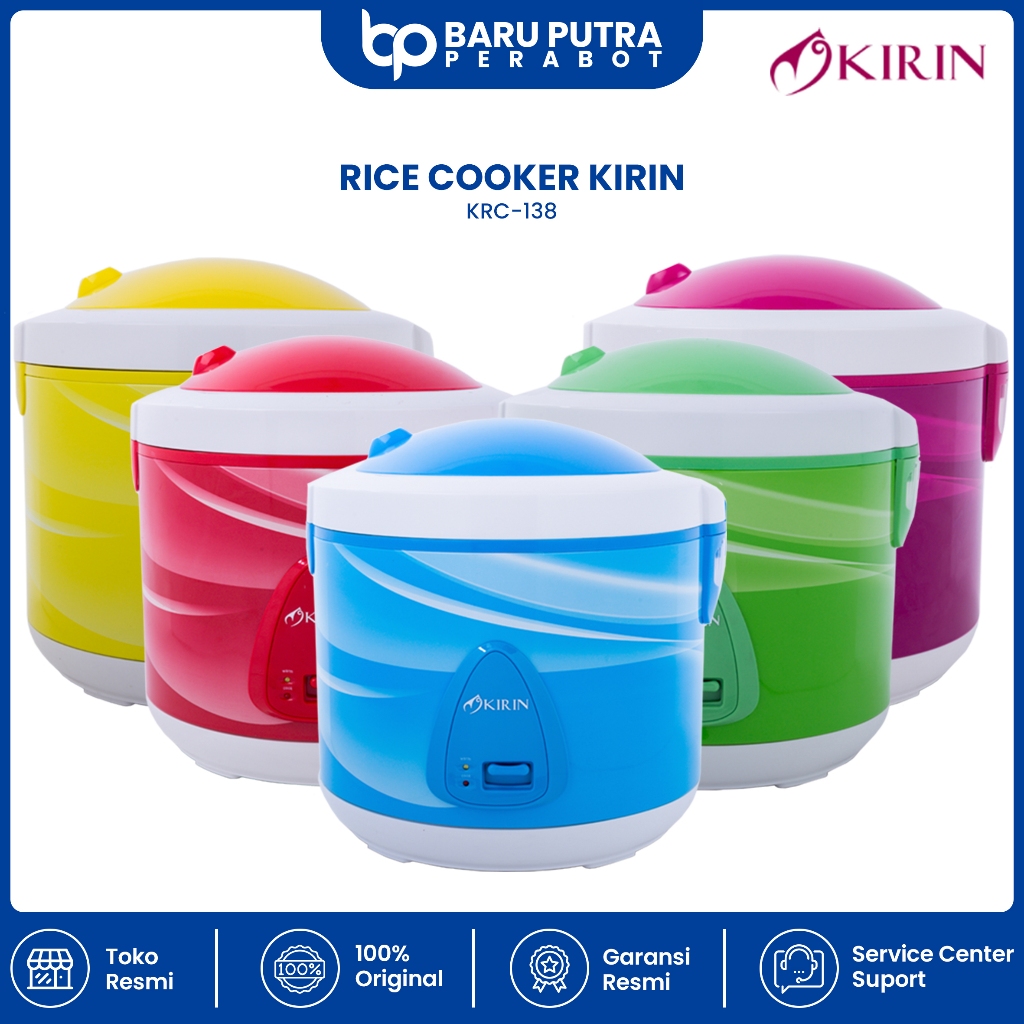 Kirin Rice Cooker KRC 138 / Magic Com Kirin 3in1 KRC-138