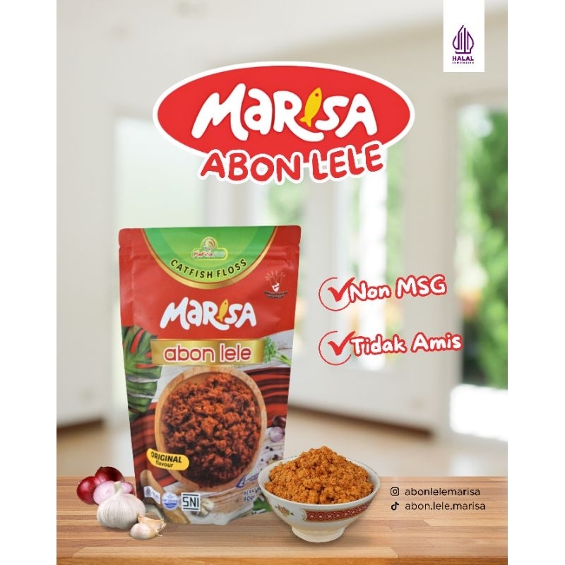 

Marisa abon ikan lele rasa original Non MSG 80 gram