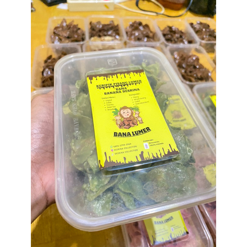 

KERIPIK PISANG COKLAT LUMER | GREEN TEA | COKLAT LUMER