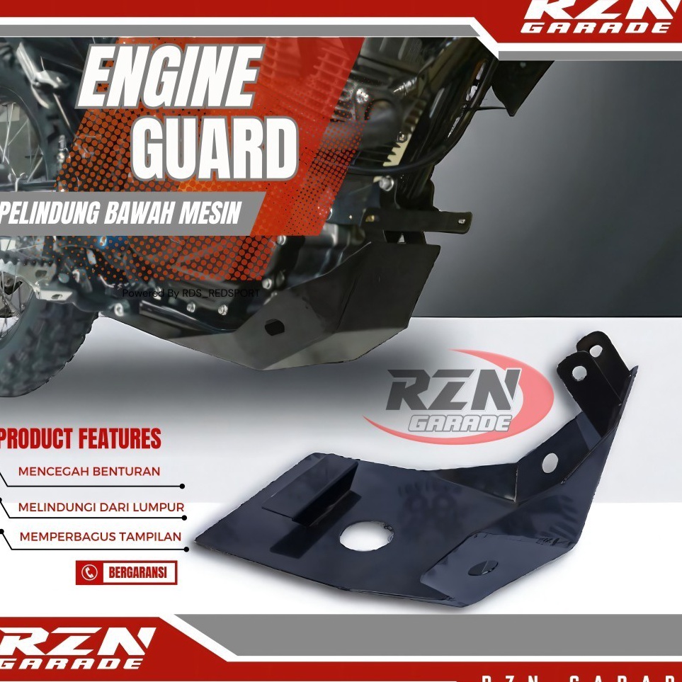 KODE W89N Penutup Tutup Mesin Bawah CRF KLX 15 l BF Besi 25 full set originalPelindung mesin bawah C