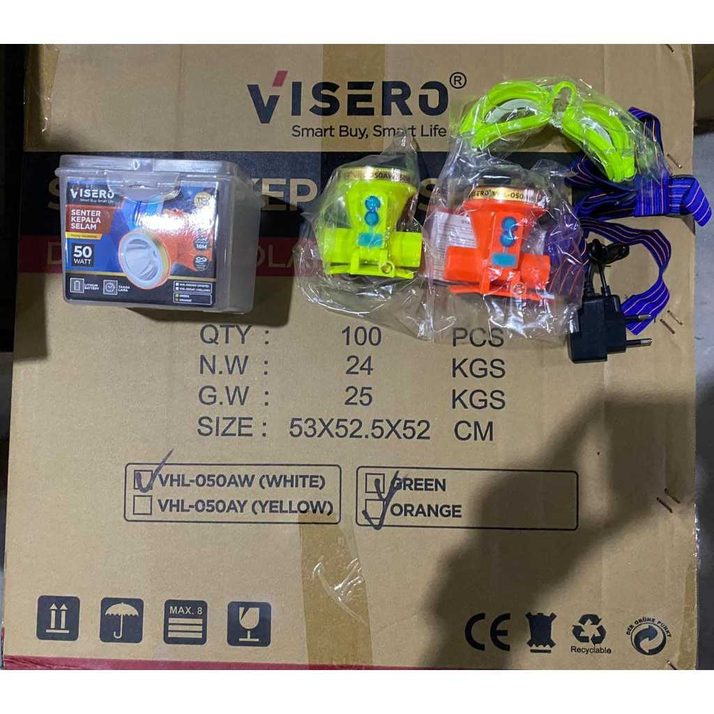 RB Senter Kepala Selam Visero 50Watt VHL-050AW / Senter Kepala Visero Selam 50W VHL050AW