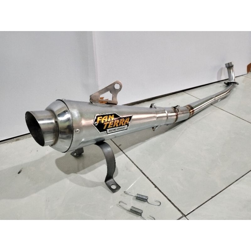 knalpot racing fanterra Jupiter 100cc Jupiter z Burhan Jupiter Z1 Jupiter Z 115cc