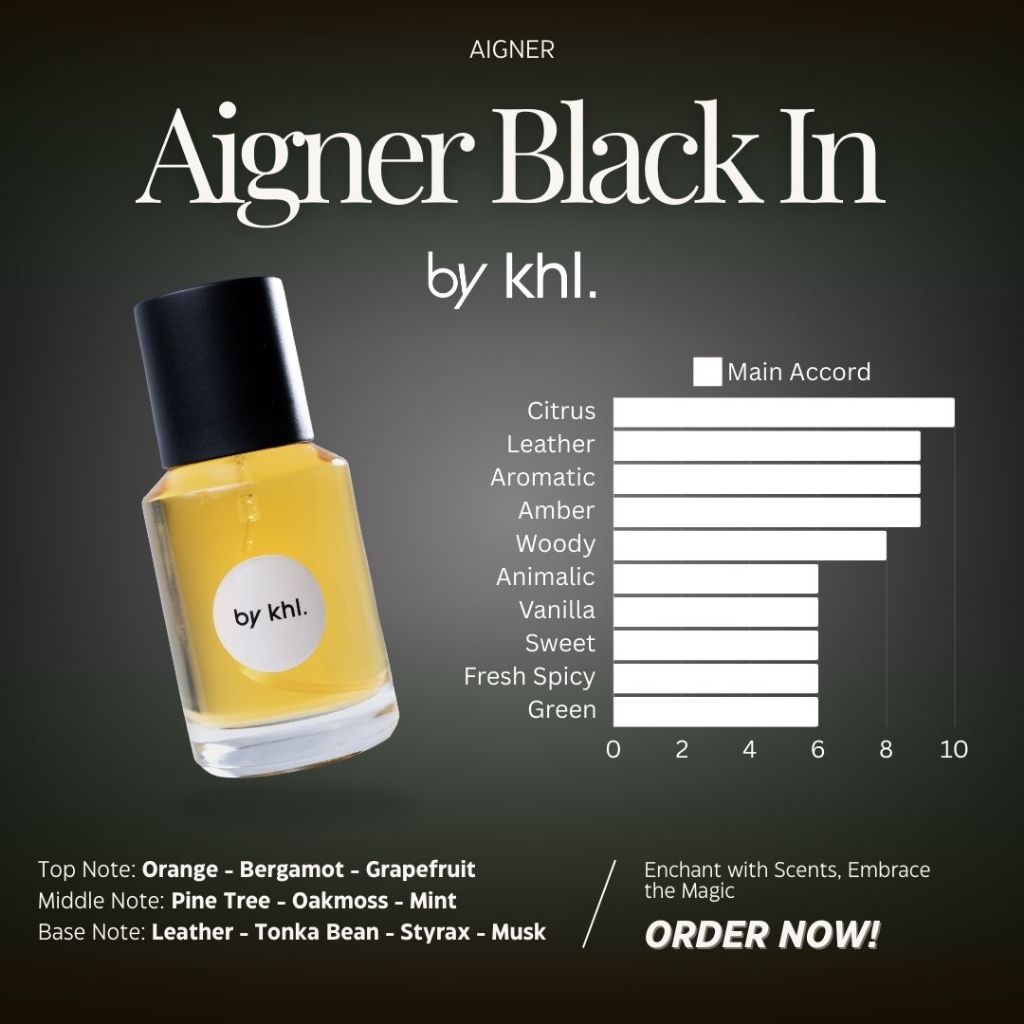 Parfum Inspired AIGNER BLACK IN | Parfum Wangi Viral Tahan Lama Non Alkohol Unisex Pria & Wanita
