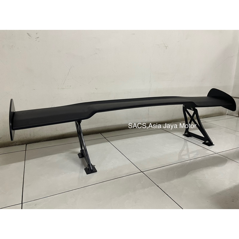 Gt wing spoiler universal sedan plastik abs taiwan