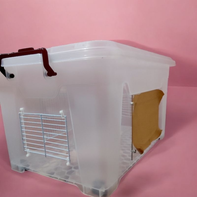 YIY Kandang hamster dan landak mini besar transparan