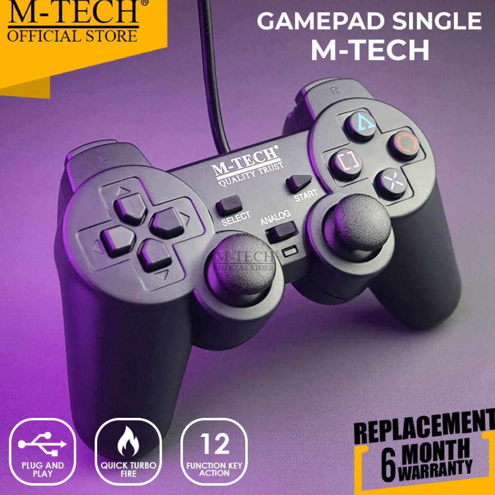 KODE I5H Stick Gamepad Single Getar USB PC ORIGINAL MTECH
