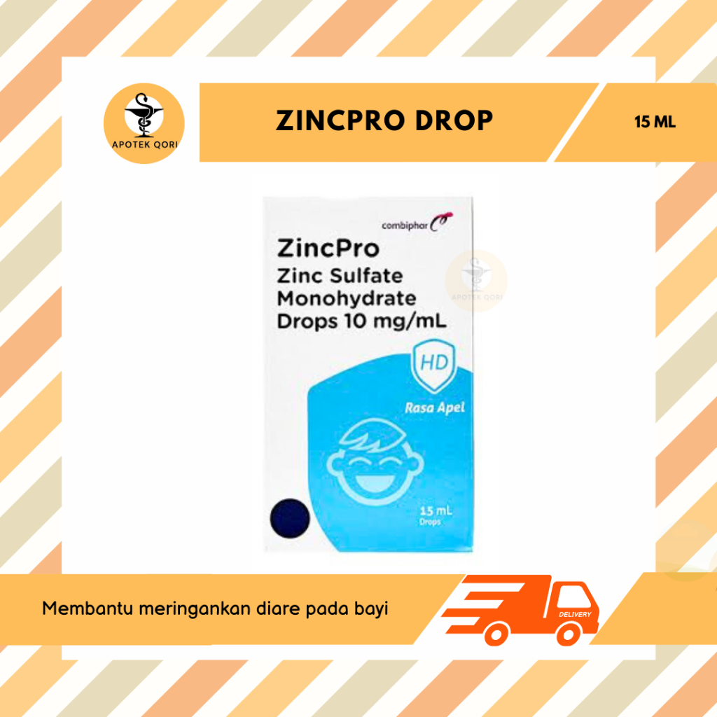 ZINCPRO DROPS 15 ML/ZINC SULFATE/OBAT DIARE BAYI
