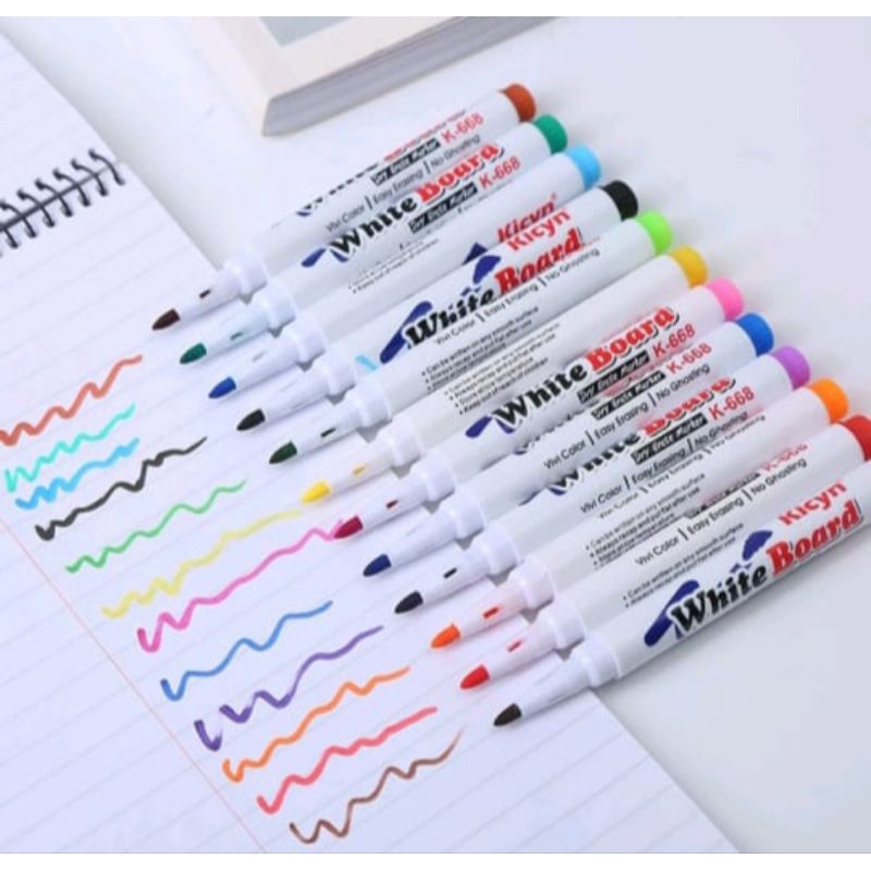 

spidol white board warna warni harga per pak isi 12 pcs