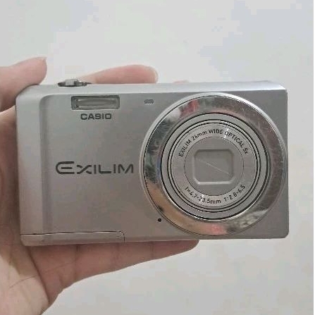 DIGICAM ( DIGITAL CAMERA ) CASIO EXILIM EX-ZS5 14MP SILVER *FLASH OFF*