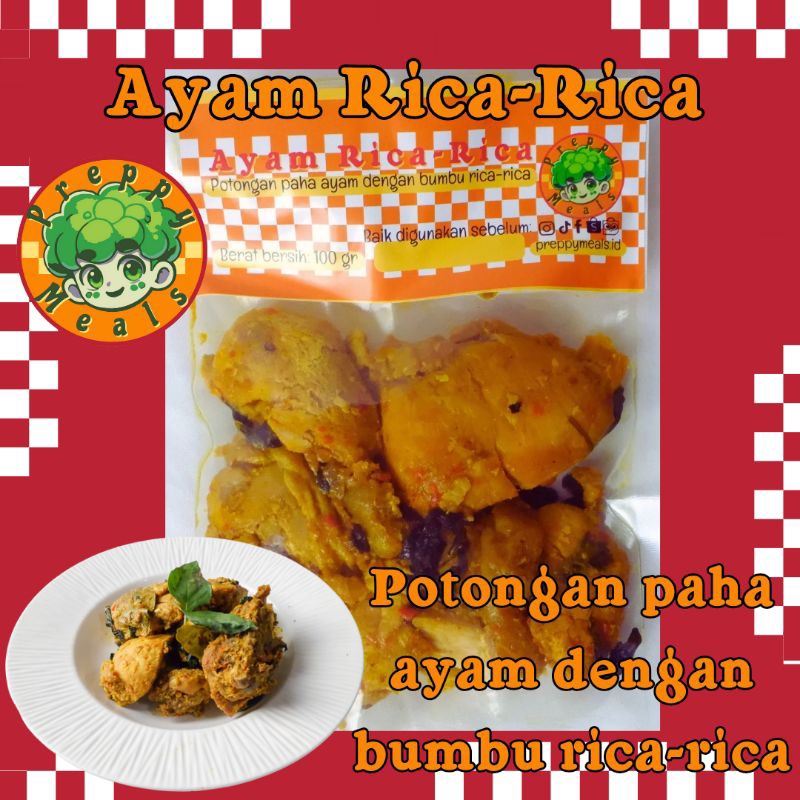 

Preppy Meals Ayam Rica-Rica || Frozen food Lauk Instan tinggal Reheat