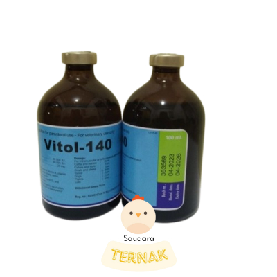 Vitol 140 100 ml Vitamin ADE Hewan Sapi TMC Produktifitas Fertilitas