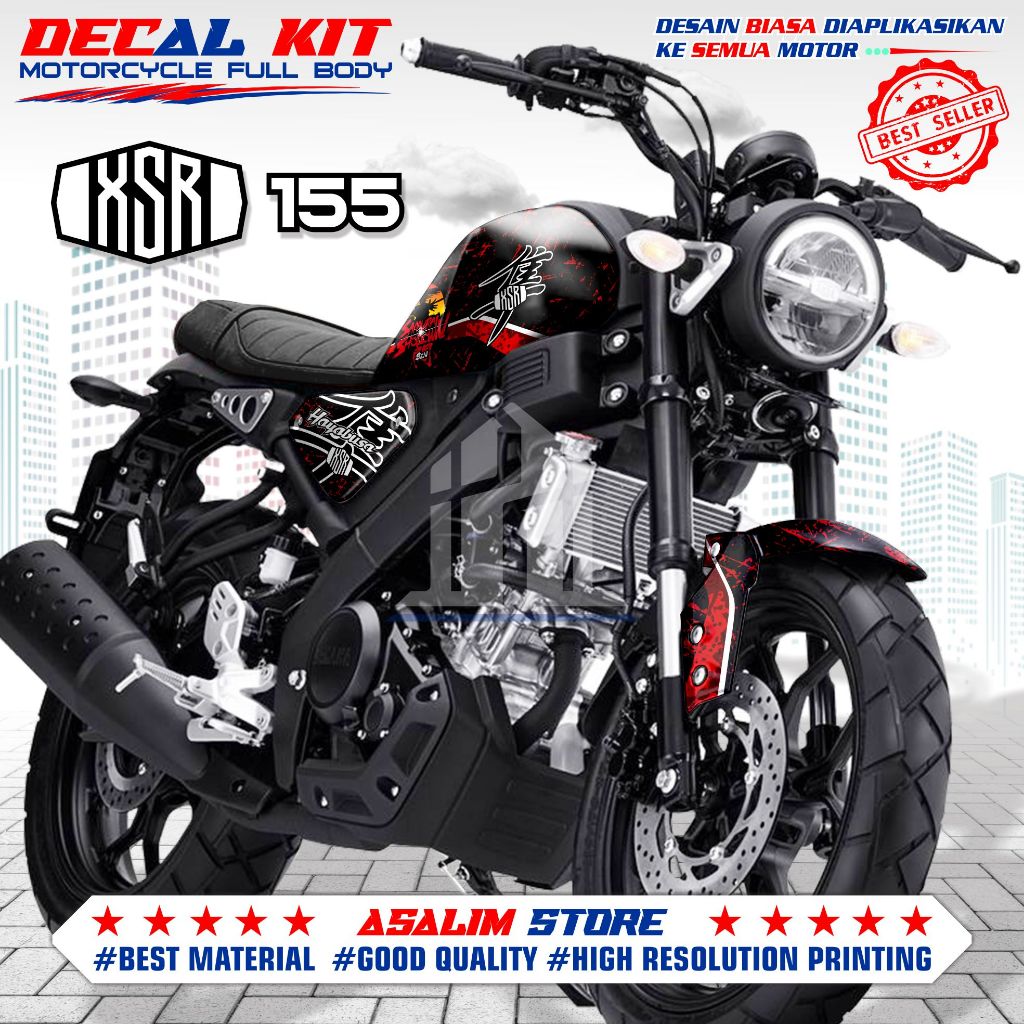 (BISA COD) Decal XSR 155 Full Body / Striping XSR 155 Fullbody / Stiker Dekal XSR 155 Variasi Full B