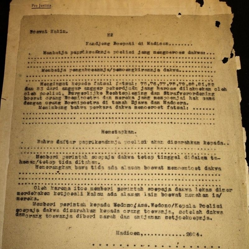 Dokumen Hukum Kuno Masa Jepang