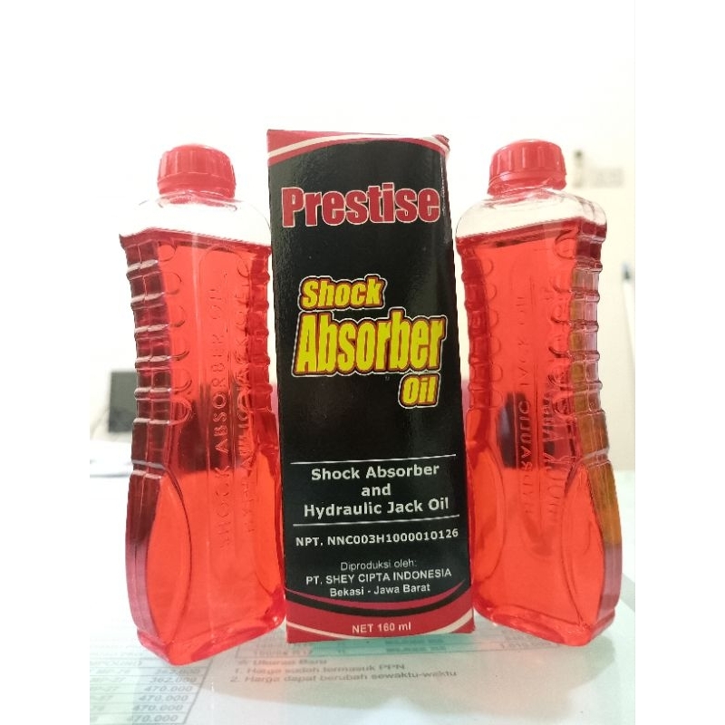 PRESTISE OLI SHOK HIDROLIK MOTOR DAN DONGKRAK 160ml