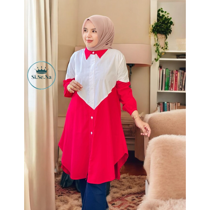 TUNIK MERAH PUTIH