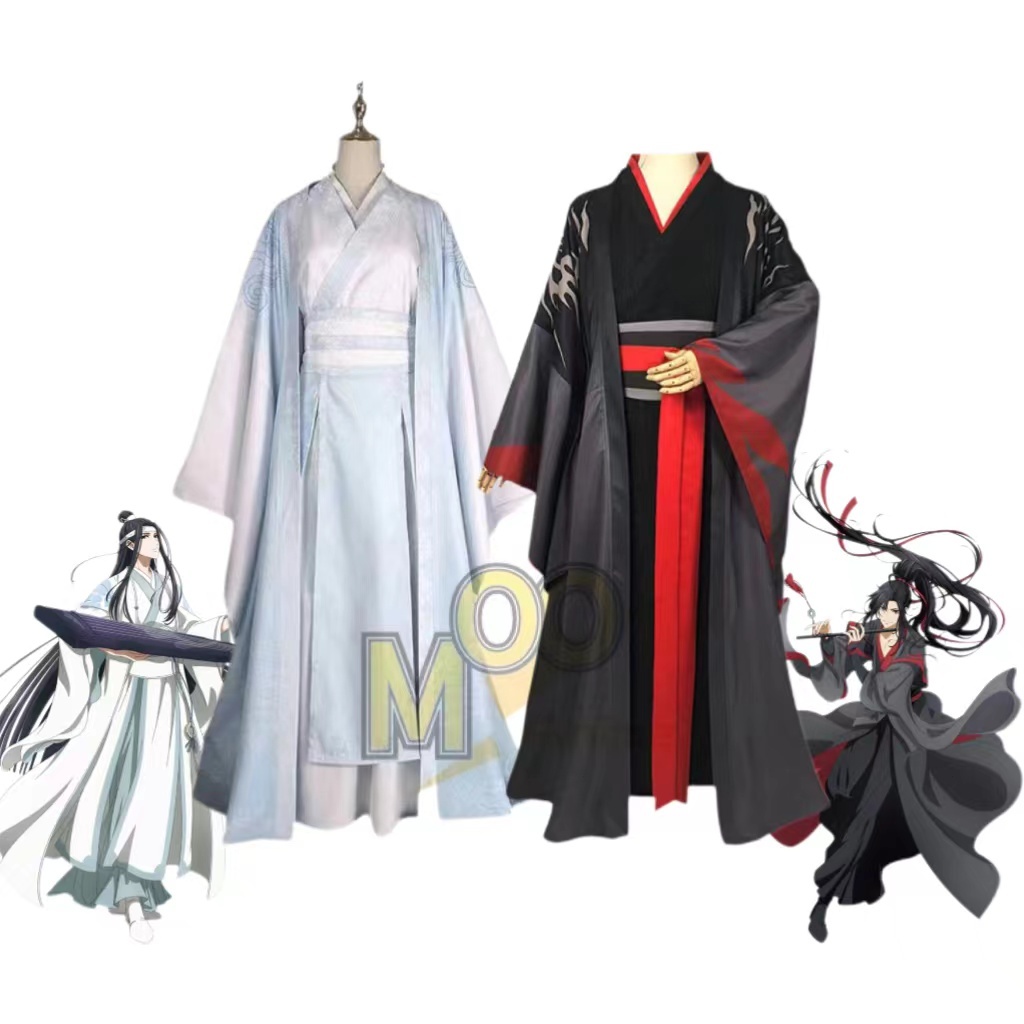 Magic Road Cos Costume Wei Wuxian Young Adult Ancient Style Hanfu Wei Wuxian and Lan Wangji cosplay 