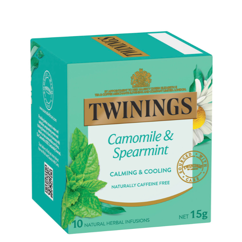 

Twinings Chamomile & Spearmint Herbal Infusions Tea Bags 10 pack 15g