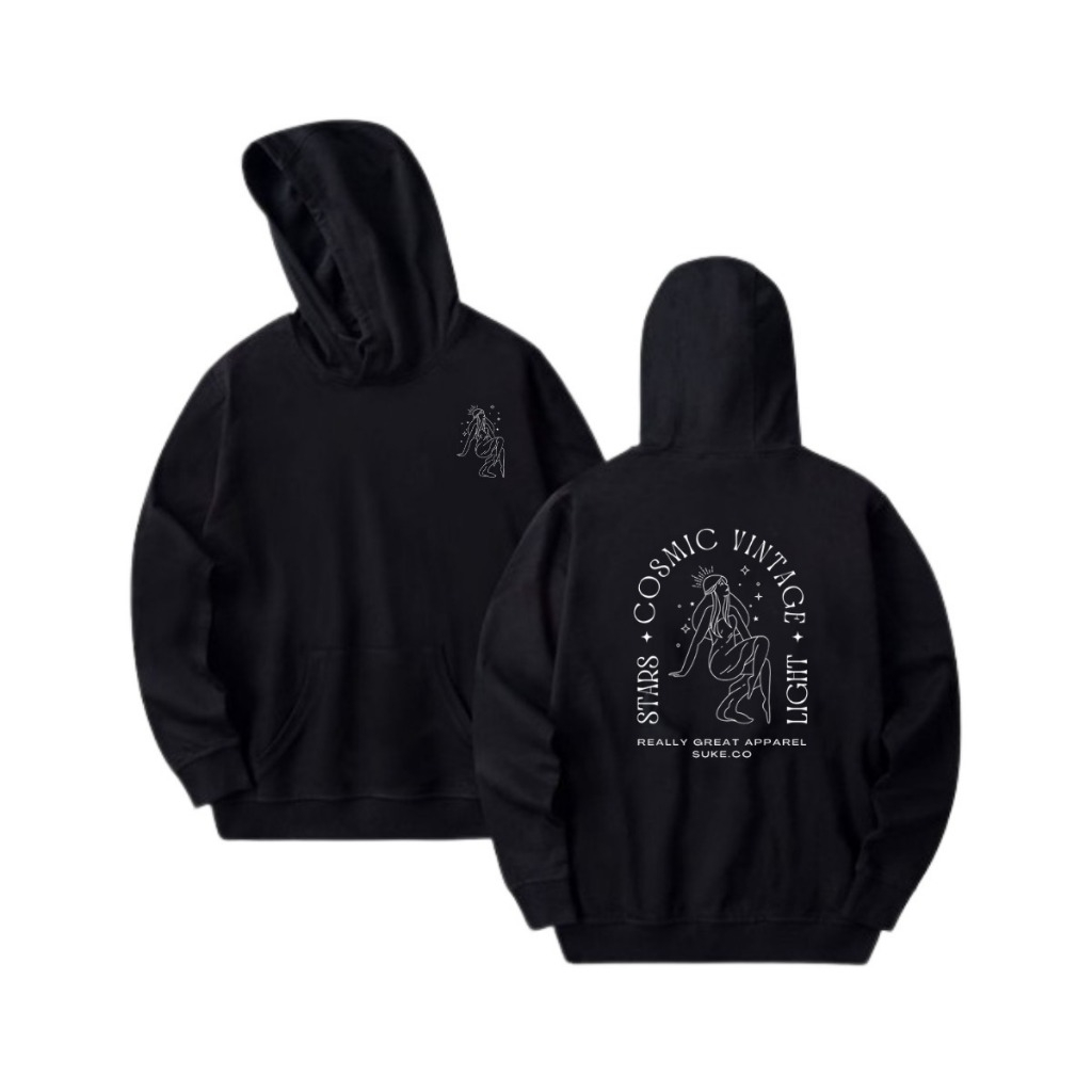 HOODIE COSMIC VINTAGE UNISEX-PRIA / JAKET JUMPER COSMIC BYSUKE.CO