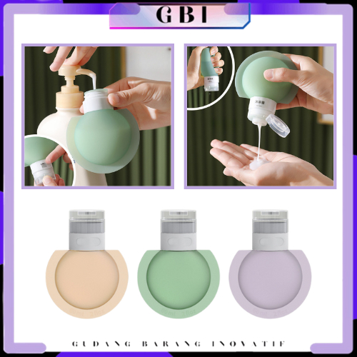 GBI Refil Botol Sabun Shampoo Mandi / Botol Sabun Lotion Travel Traveling Soft Silikon / Botol  Make