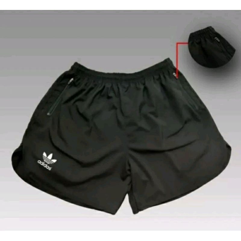 Promo Celana Running Saku Resleting Bahan Parasut / Celana Runing / Celana Olahraga Outdoor / Celana