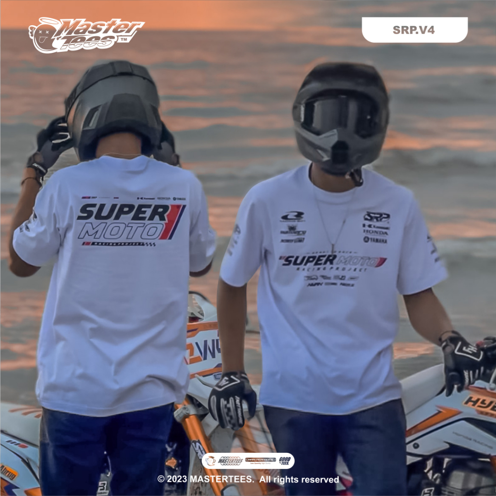 Kaos Baju RIDER SUPERMOTO KLX DT CRF KTM SUNMORI Kaos Pria Wanita