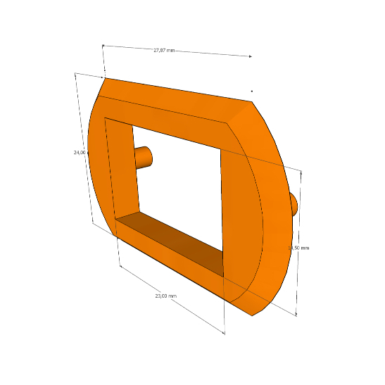 Case Casing Housing MIni Volt Meter - Tapered