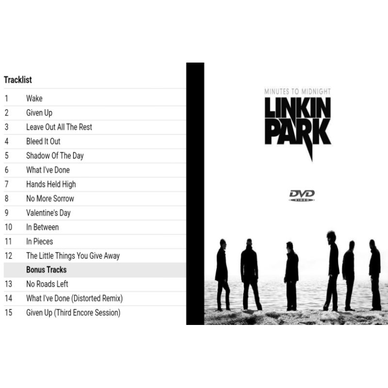 linkin park minutes to midnight dvd album 2007