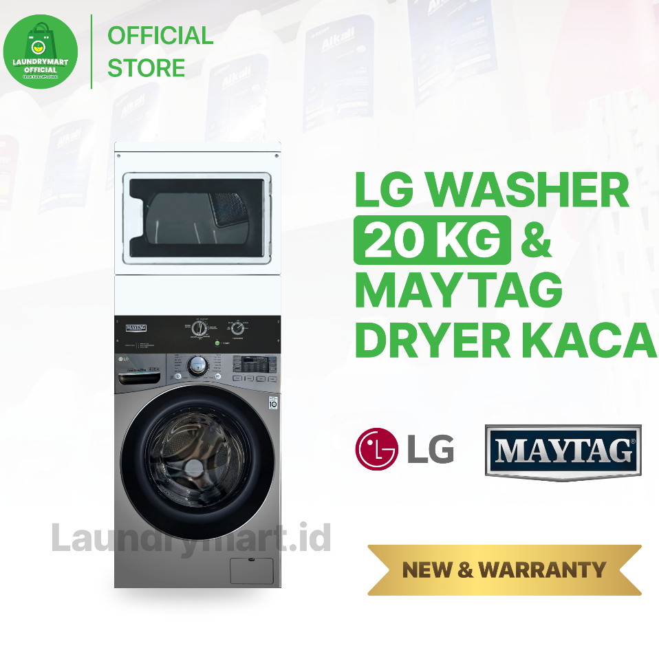 LG Washer 20kg & Maytag Dryer