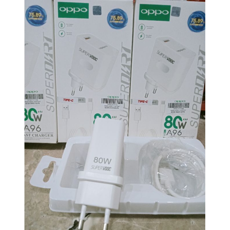 Charger OPPO 80 watt batok Flash Charging