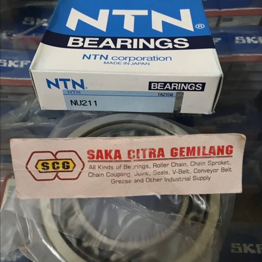 CYLINDRICAL ROLLER BEARING NU 211 MERK NTN JAPAN ORIGINAL