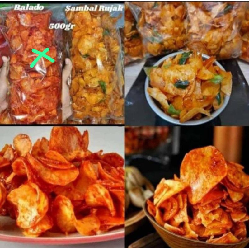 

kripik singkong pedas