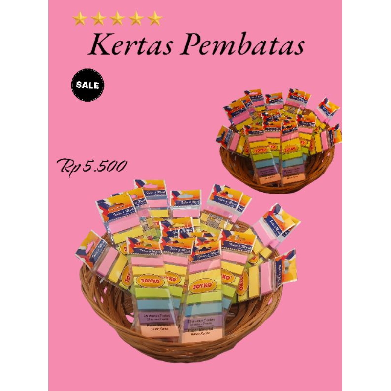 

{APM}Kertas Pembatas/Penanda/Paper Material Merek Joyko