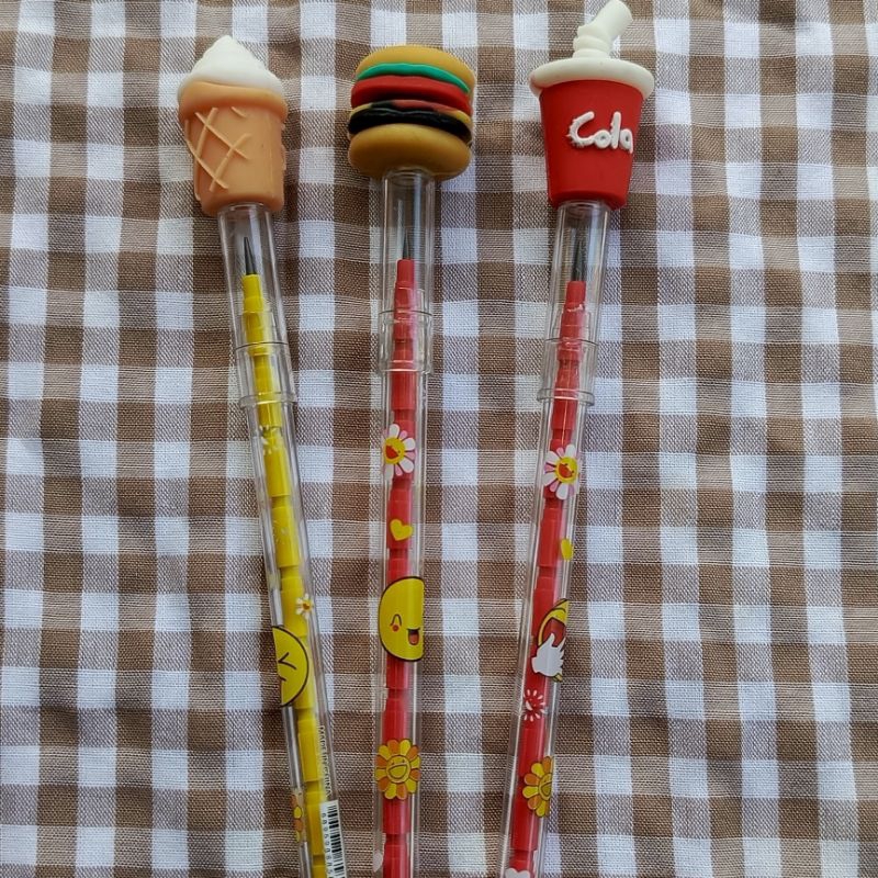 

Pensil karakter makanan