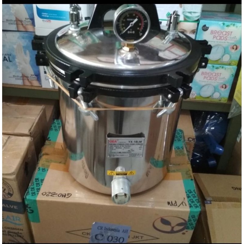 Gea Autoclave 18 liter non timer YX 18LM-Autoclave 18 liter