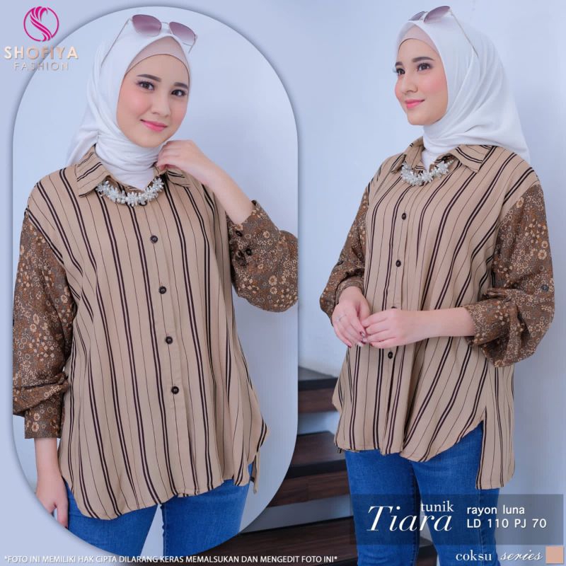 (NEW)TUNIK  WANITA OOTD//TUNIK TIARA BY SHOFIYA//KALISA BY RADISYA