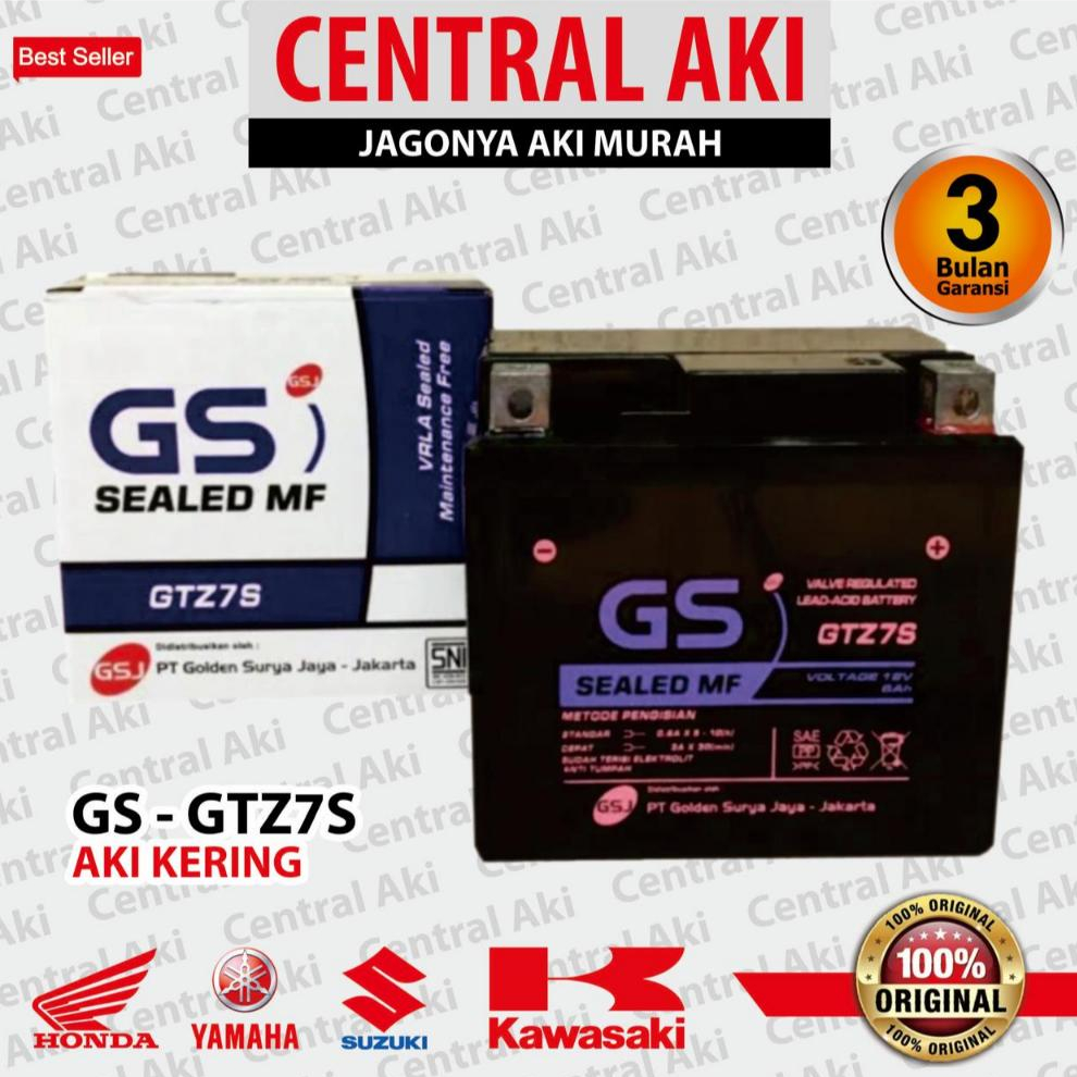 Aki Motor Sonic 150R GTZ7S Aki Kering