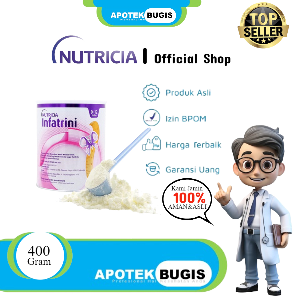 INFATRINI ( 0-12 BULAN) 400 GR | NUTRICIA INFATRINI 400GR