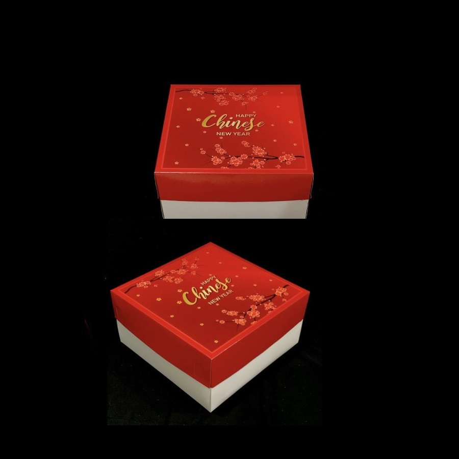 (5 Pcs) Box Lapis Legit Kotak Kue Bolu Dus Spiku Lapis Surabaya Imlek Chinese New Year 22x22x8 Cm