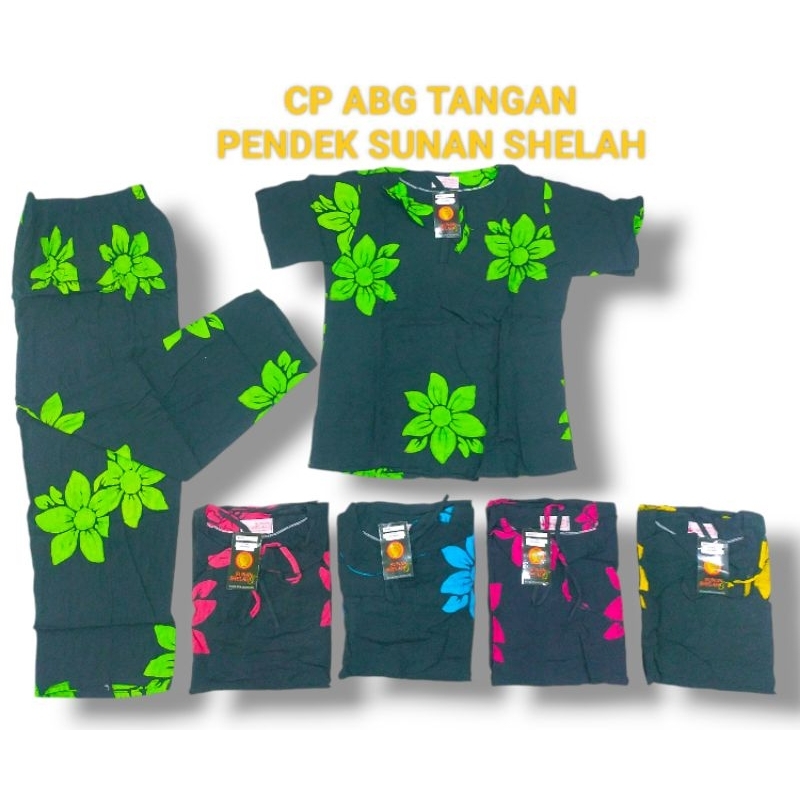 BATIK CAP CABTIK SUNAN SETELAN BAJU TIDUR BAJU BATIK