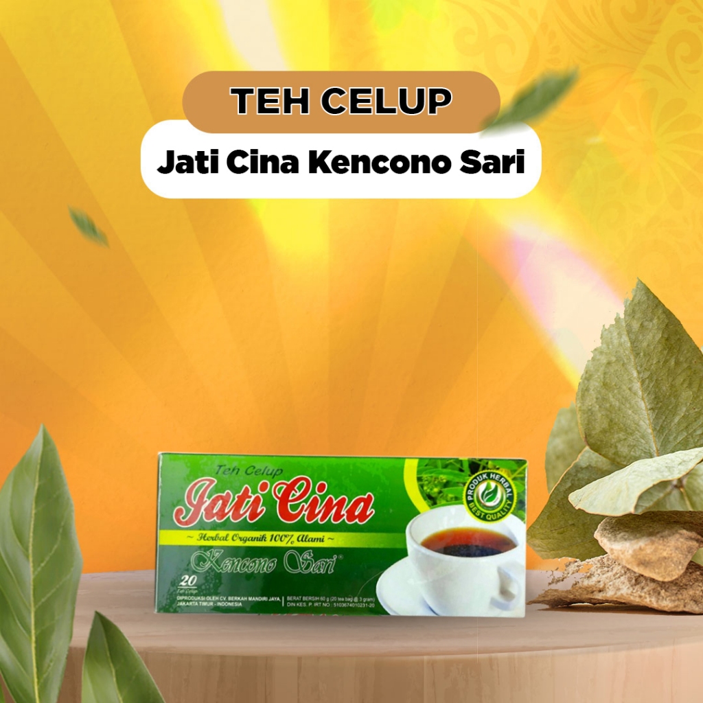 

KENCONO SARI - Teh Celup Jati Cina Isi 20 Bag