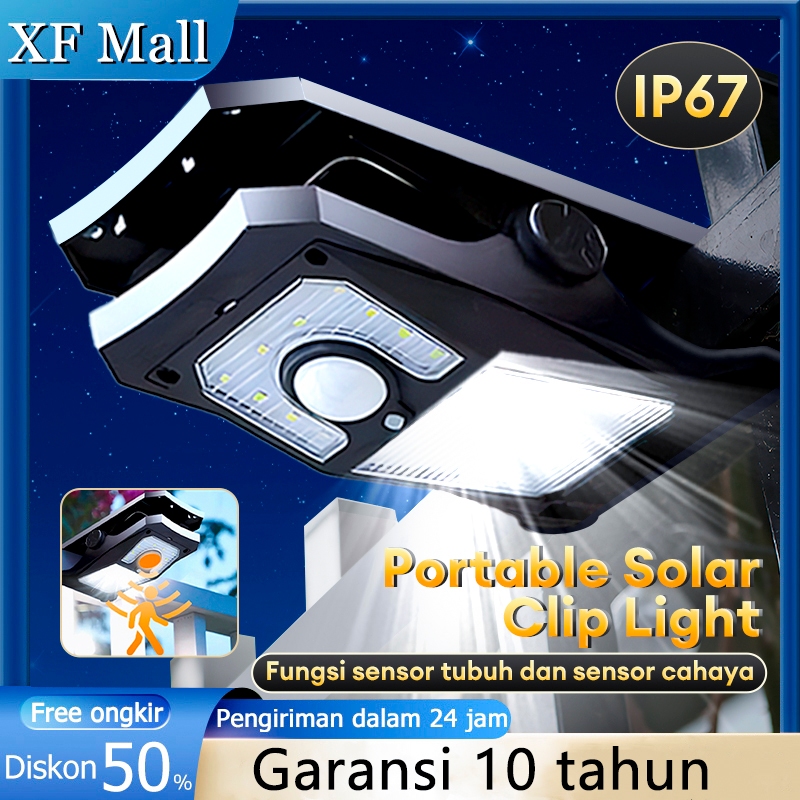 Lampu solar LED portabel 45 LED Tenaga Surya Lampu Dinding Solar Cell waterproof Lampu Hias Pagar Ta