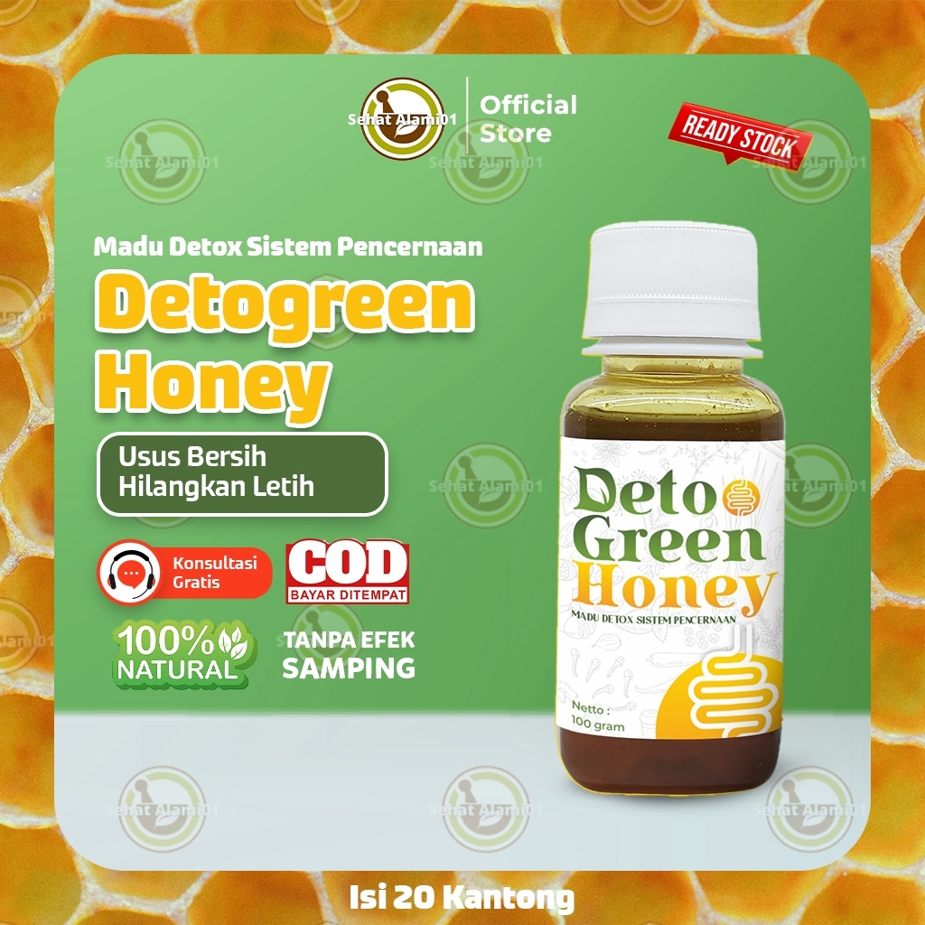 

Detogreen Honey Madu Detoks Herbal Sehat Alami Tubuh Bersih Buang Racun 100 Gram
