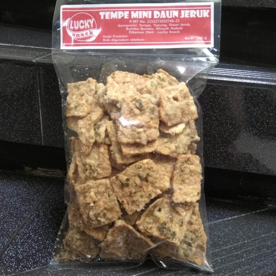 

KERIPIK TEMPE MINI DAUN JERUK LUCKY SNACK PRIMA RASA OLEH OLEH BANDUNG