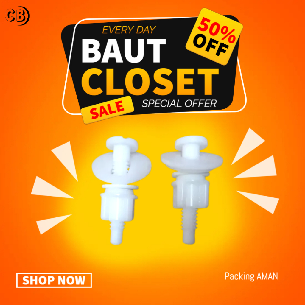 baut engsel closet duduk toto/ baut closet toto tc 505